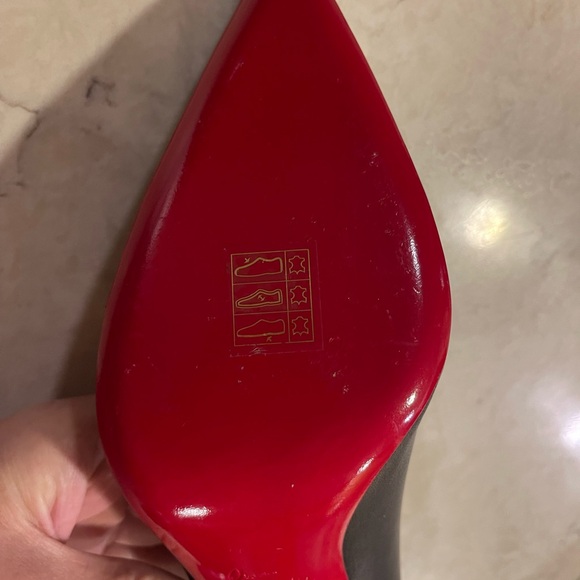 Christian Louboutin Black Heels Classic Stiletto Pumps - Picture 7 of 9